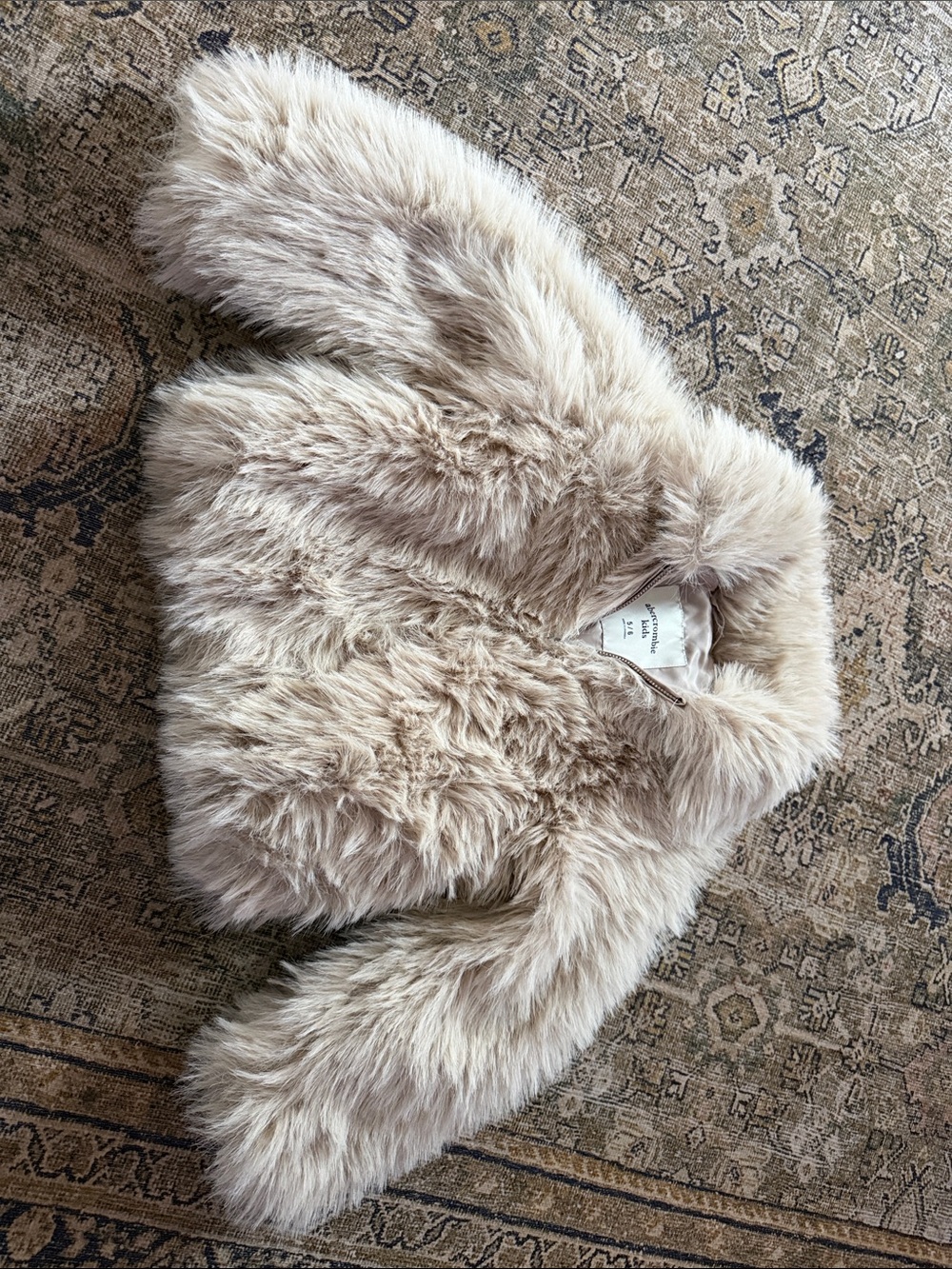 Abercrombie Kids furry coat